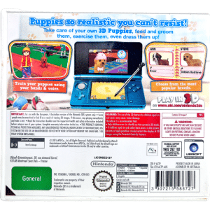 PUPPIES World 3D Nintendo 3DS game