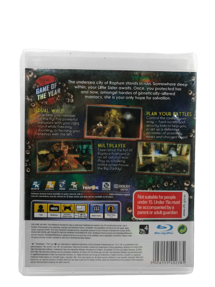 BIOSHOCK 2 (PS3 - ORIGINAL PRINT) *MINT COMPLETE* - Image 6