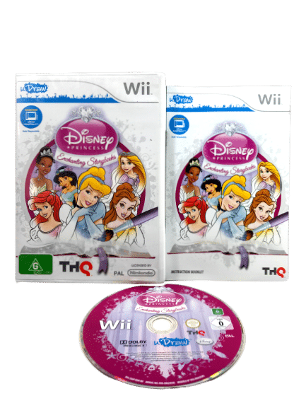 uDraw Disney Princess Enchanting Storybooks Nintendo Wii game
