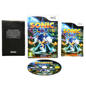 SONIC COLOURS Nintendo Wii game
