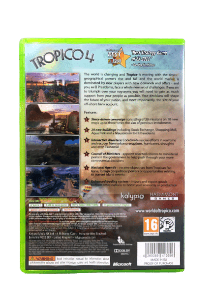 TROPICO 4 (Xbox 360) *MINT COMPLETE* - Image 8