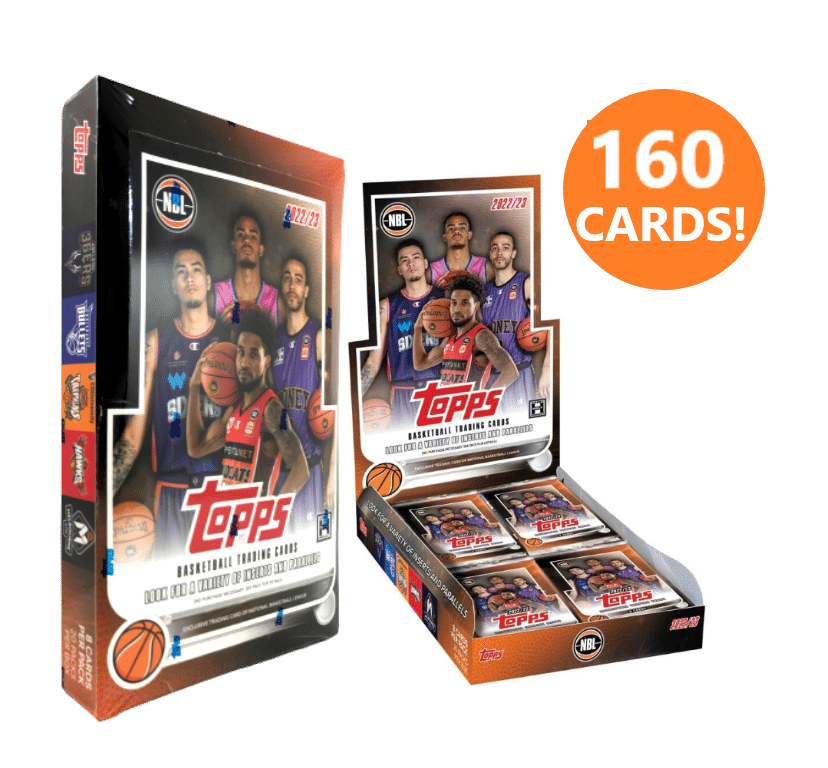 TOPPS 2022-2023 NBL Basketball Cards SEALED CRATE (160 CARDS)