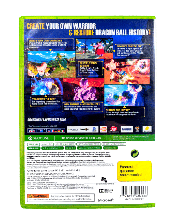 Dragon Ball Xenoverse XV (XBox 360)