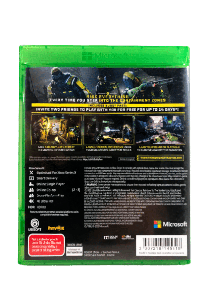 Rainbow Six Extraction (XBox One & Series X) NEW - Image 4