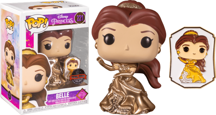 Funko Pop! Disney Princess: Belle (w/Pin)