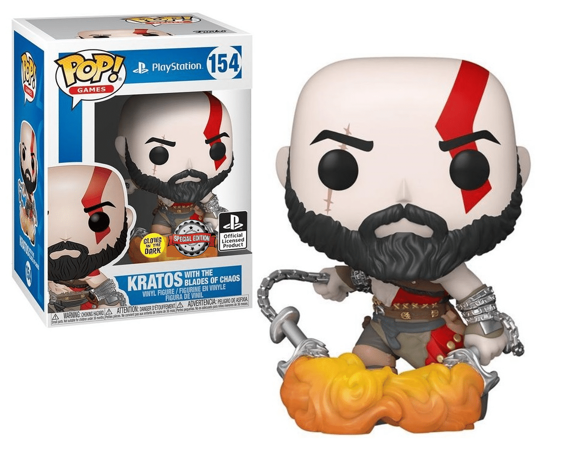 Funko Pop! Vinyl God of War: Kratos GLOW Special Edition