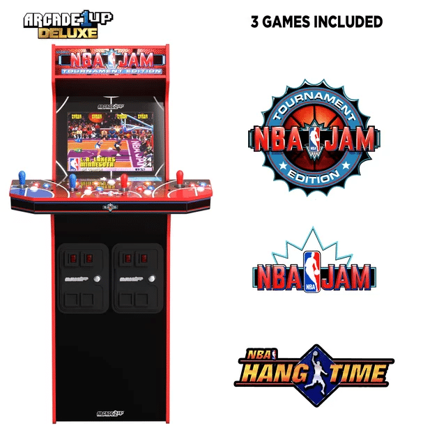 RETRO Arcade1Up NBA Jam 30th Anniversary Deluxe Arcade Machine 3 Games in 1 - Image 6