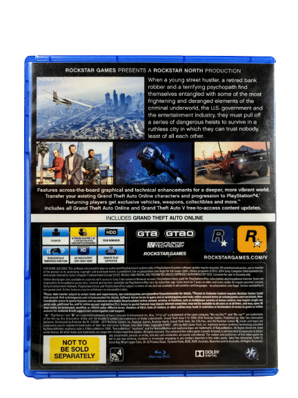 PS4 Limited GRAND THEFT AUTO 5 LAUNCH EDITION *COMPLETE BOX SET* - Image 20