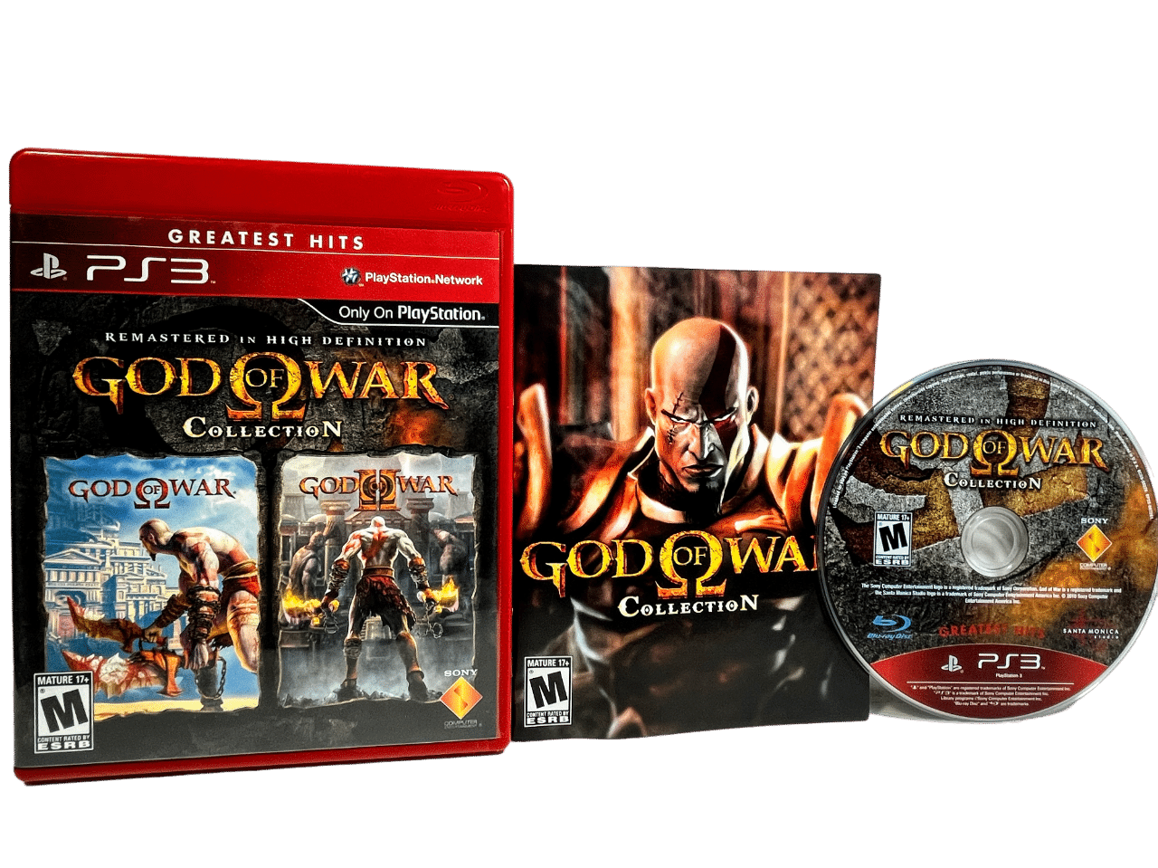 The God of War Collection (GENUINE RED CASE)