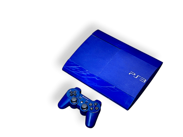 PS3 Super-Slim 500GB LIMITED EDITION BLUE - Image 3