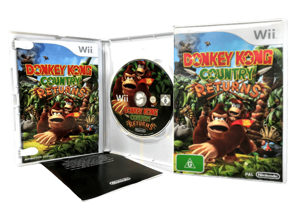 DONKEY KONG Country Returns (Wii NZ EDITION) *TIDY COMPLETE