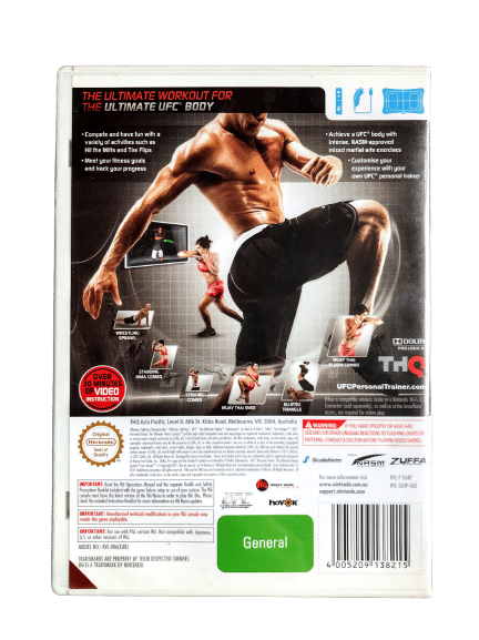 UFC Personal Trainer (Wii UFC SIMULATION EDITION) *MINT COMPLETE* - Image 5