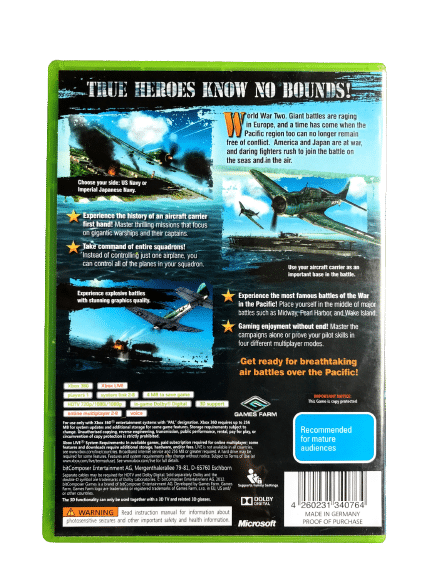 AIR CONFLICTS: Pacific Carriers (XBox 360) *MINT COMPLETE* - Image 10