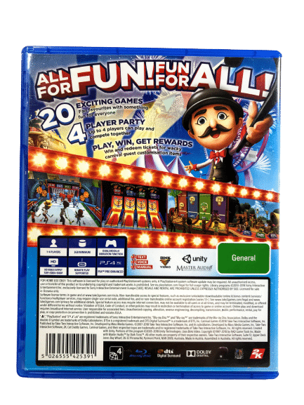 CARNIVAL GAMES (PS4) *MINT COMPLETE* - Image 3