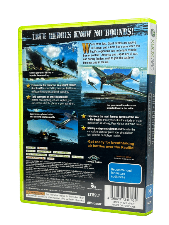 AIR CONFLICTS: Pacific Carriers (XBox 360)