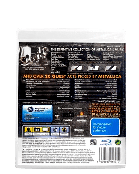 Guitar Hero METALLICA (PS3)