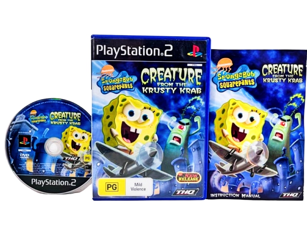 SPONGEBOB SQUAREPANTS Creature from the Krusty Krab (Crusty Crab) (PS2)