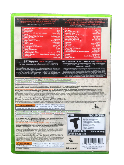 SING! Lips Number 1 Hits (Xbox 360) *COMPLETE* - Image 3