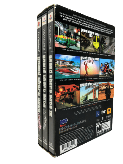 THE GRAND THEFT AUTO TRILOGY for SONY PlayStation 2 (PS2)