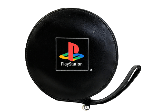 SONY PlayStation Disc Wallet Original Round Retro PS1 Disc Case