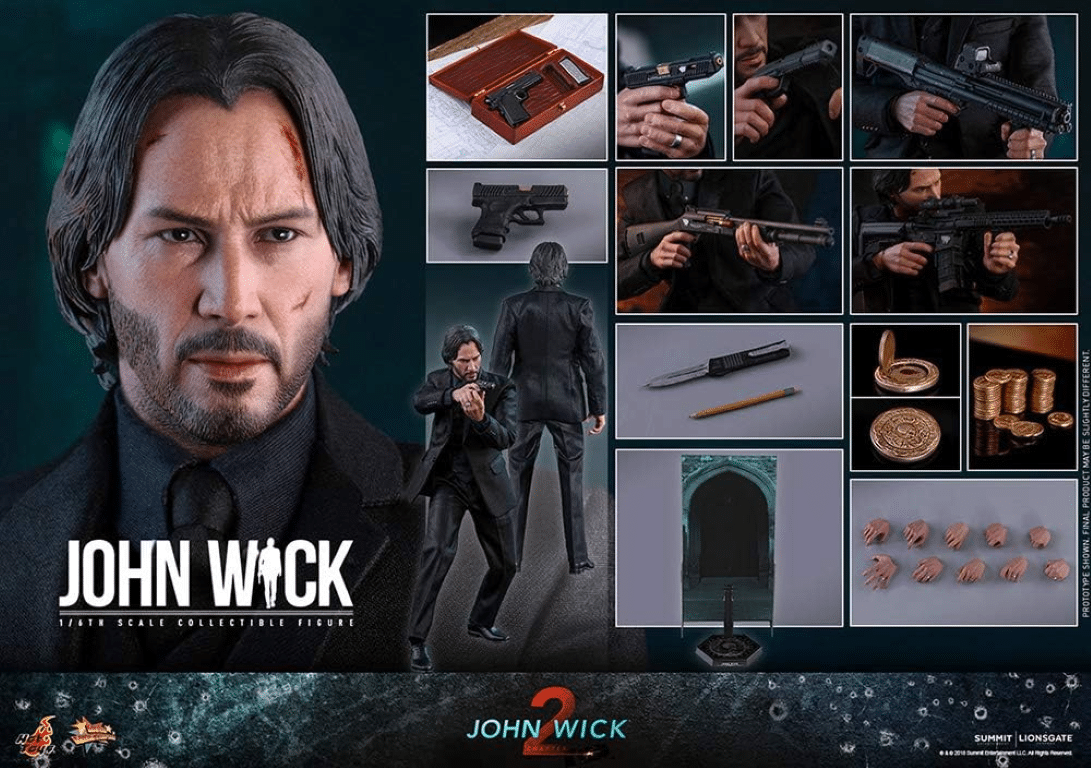 HOT TOYS John Wick: Chapter 2 MMS504 Marvel 1/6th Scale Movie Masterpiece - Image 2
