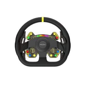 MOZA RS D-Shape Steering Wheel (Leather)