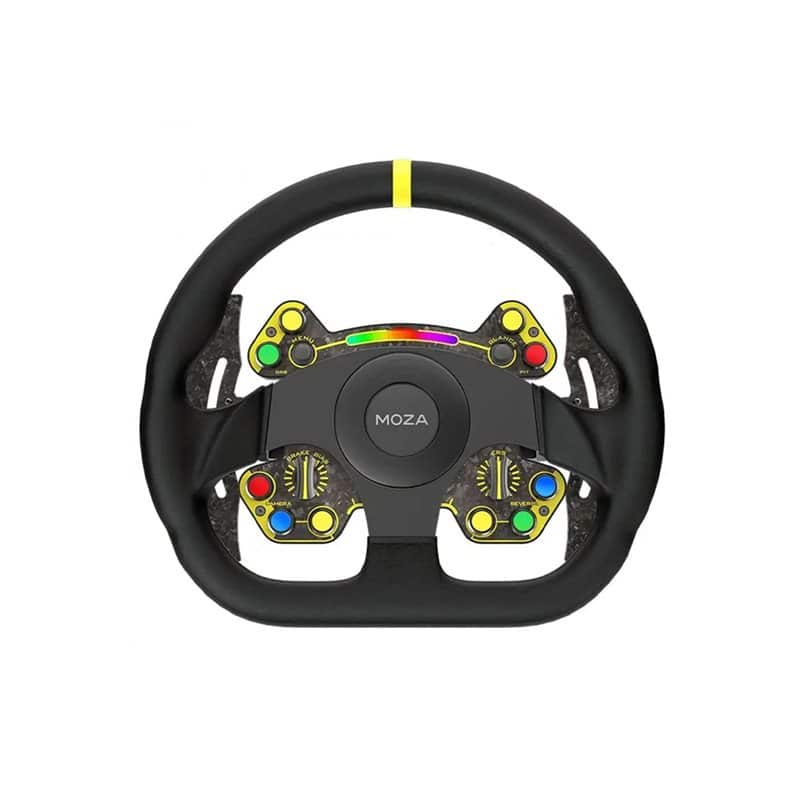 MOZA RS D-Shape Steering Wheel (Leather)