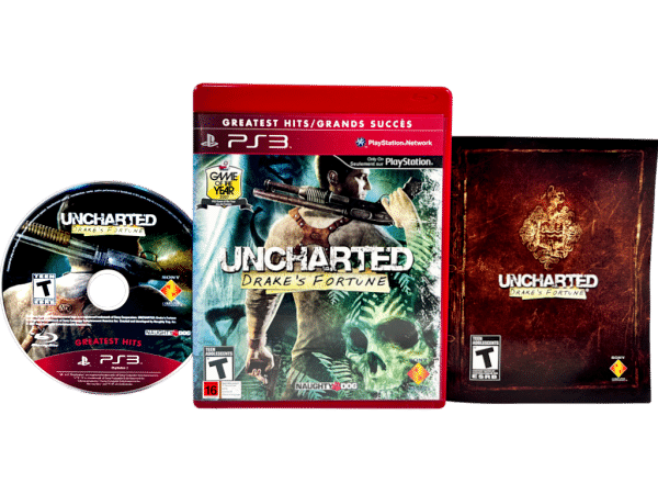 Uncharted: Drakes Fortune (GENUINE RED CASE EDITION) PS3 game