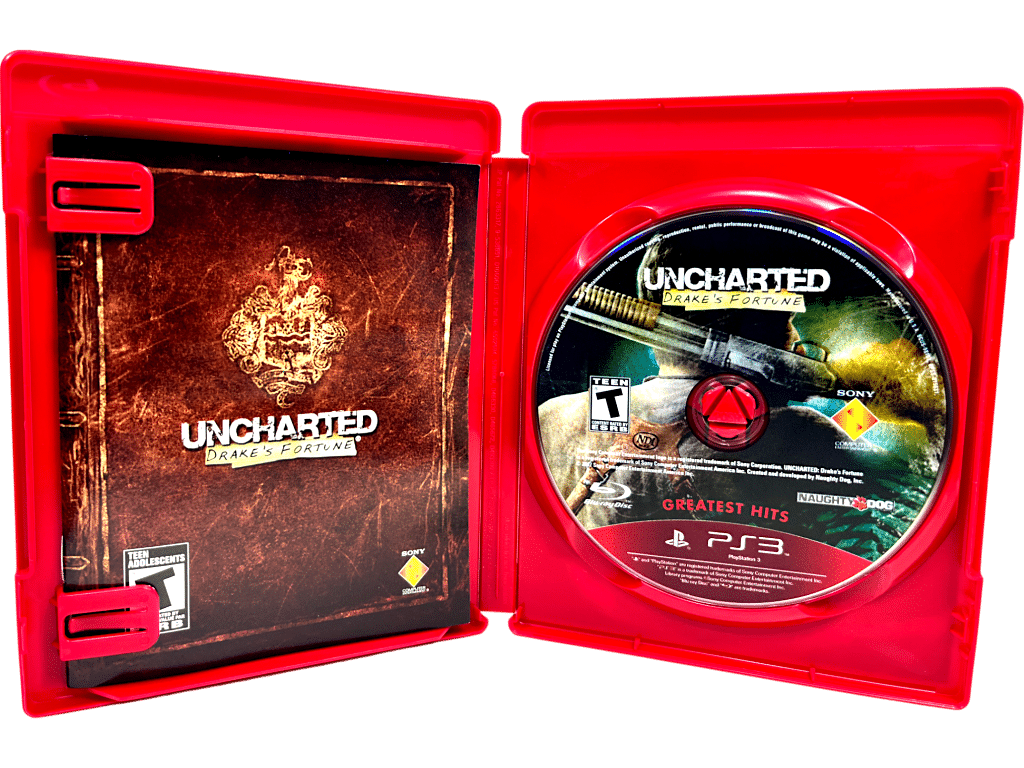 Uncharted: Drakes Fortune (GENUINE RED CASE EDITION) PS3 game