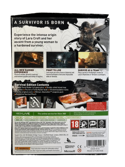 Tomb Raider *BOXED "SURVIVAL EDITION" (Xbox 360 - RARE) *MINT COMPLETE* - Image 22