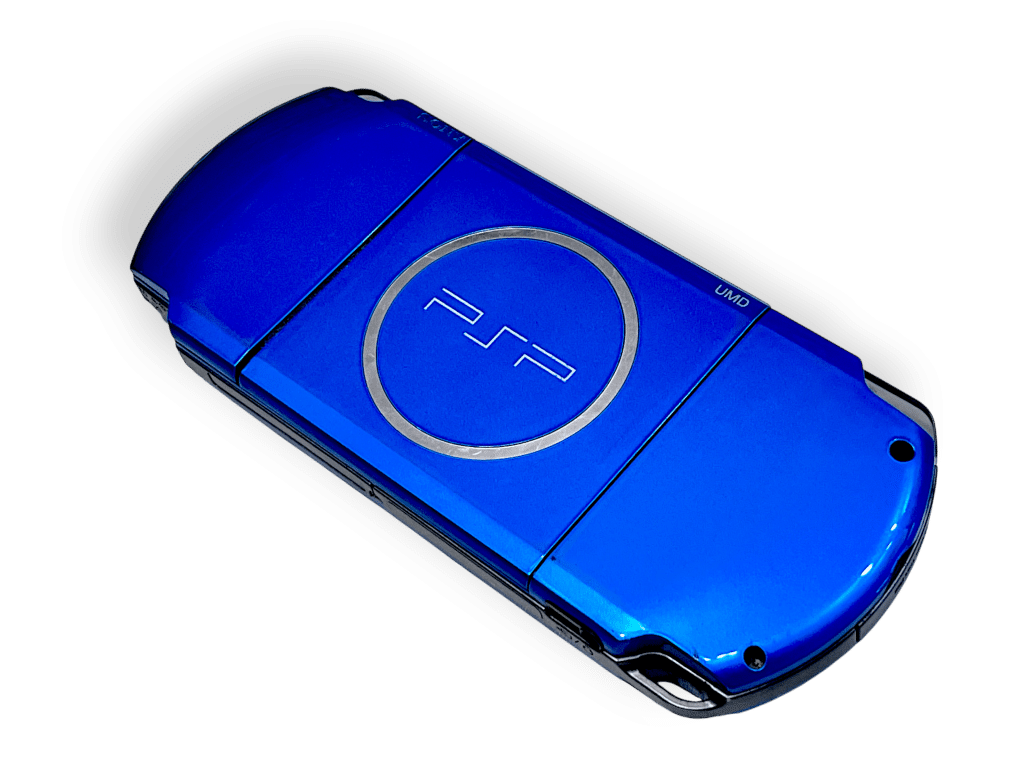 PSP Slim 3002 METALLIC BLUE + Charger + Mem Card + Case READ DESCRIPTION - Image 9