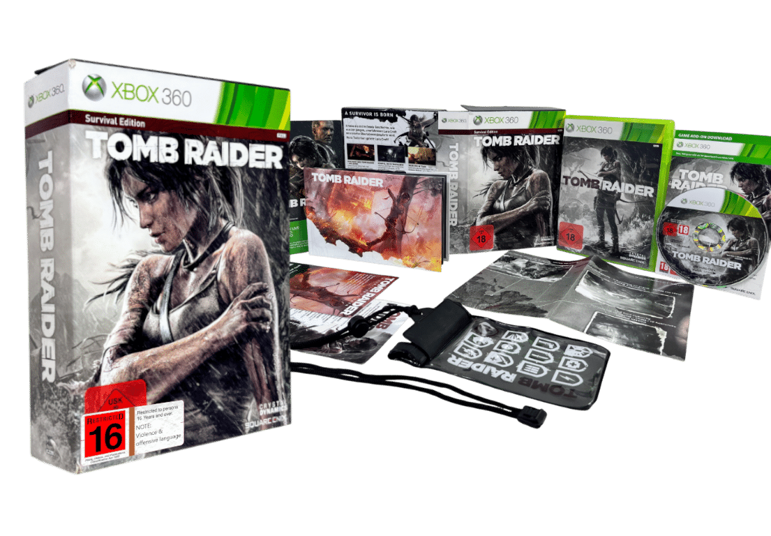 Tomb Raider *BOXED "SURVIVAL EDITION" (Xbox 360 - RARE)