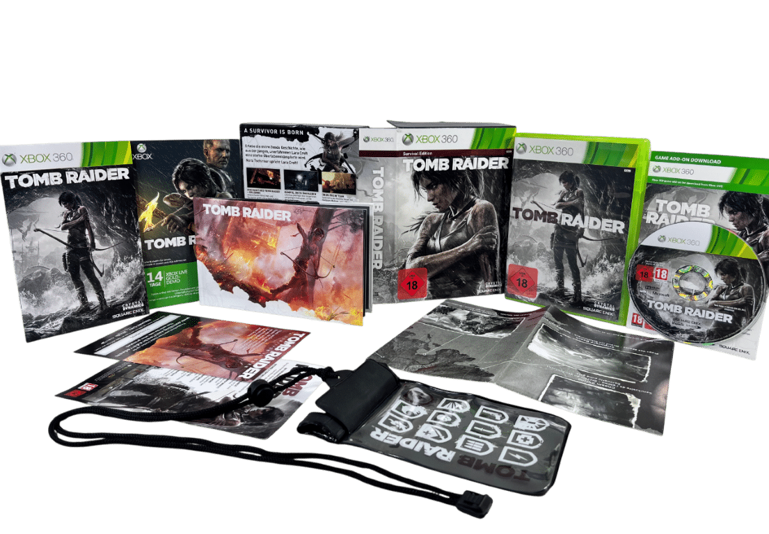 Tomb Raider *BOXED "SURVIVAL EDITION" (Xbox 360 - RARE)