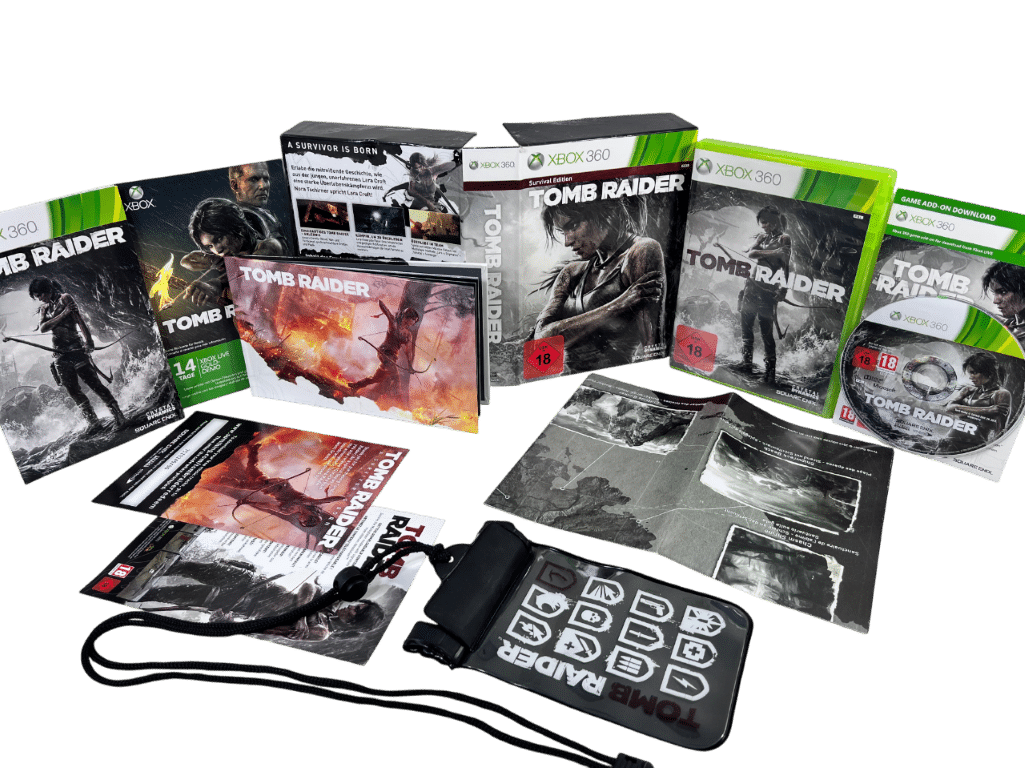 Tomb Raider *BOXED "SURVIVAL EDITION" (Xbox 360 - RARE)