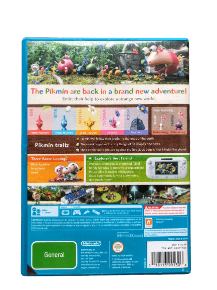 PIKMIN 3 (NZ Edition) Wii U *MINT COMPLETE* - Image 4