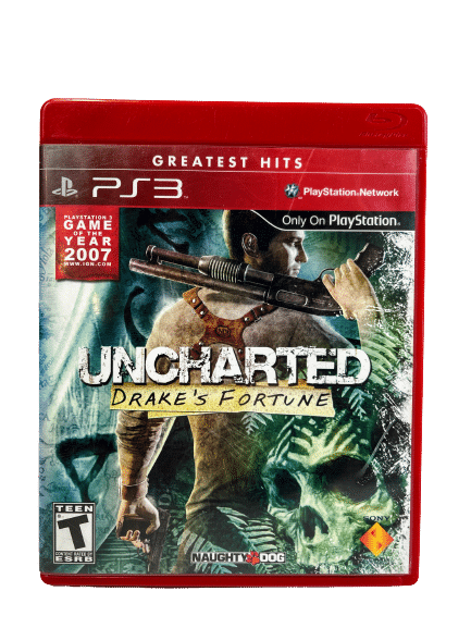 Uncharted: Drakes Fortune (GENUINE RED CASE EDITION) PS3 game