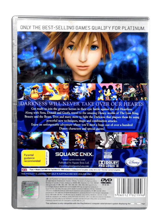 KINGDOM HEARTS 2 (Kingdom Hearts II) PS2