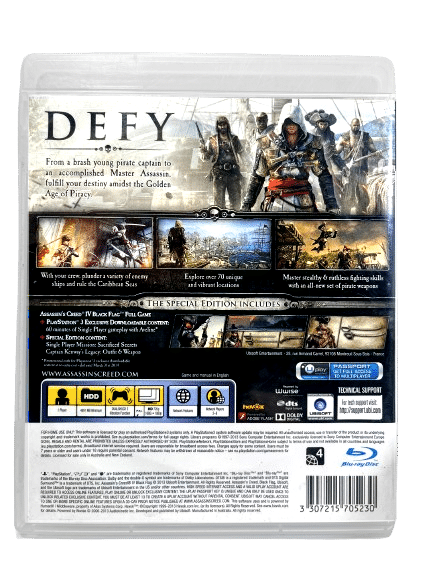 Assassin's Creed IV BLACK FLAG (REFLECTIVE COVER) *MINT COMPLETE* - Image 3