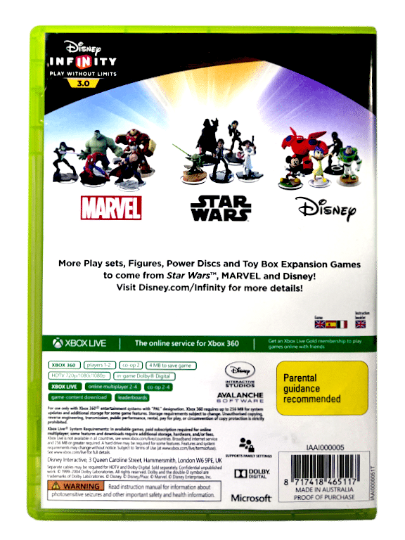 DISNEY Infinity 3.0 (Xbox 360)