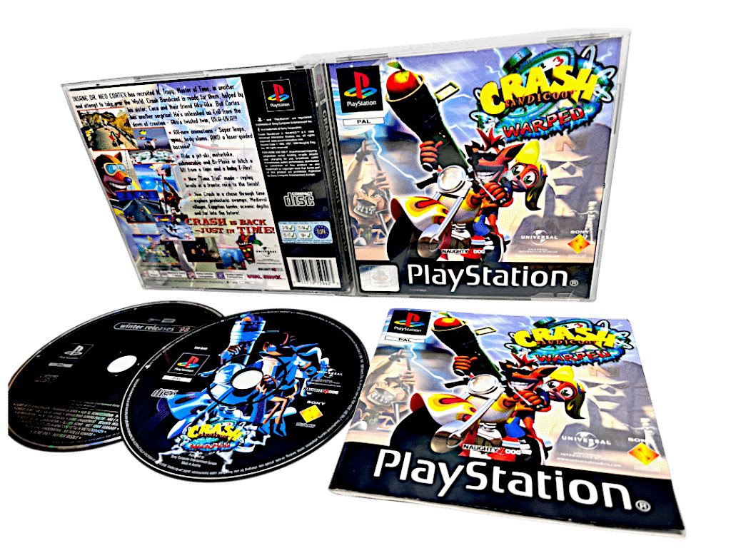 Crash Bandicoot 3 Warped (PS1 - ORIGINAL PRINT)