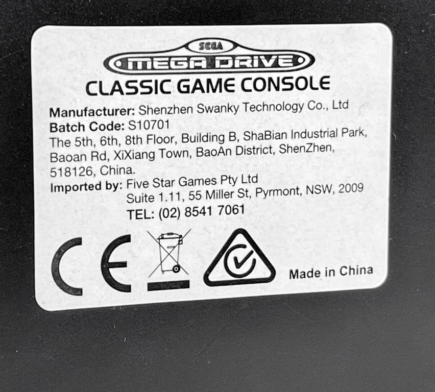 Sega Classic Game Console with 80 Games