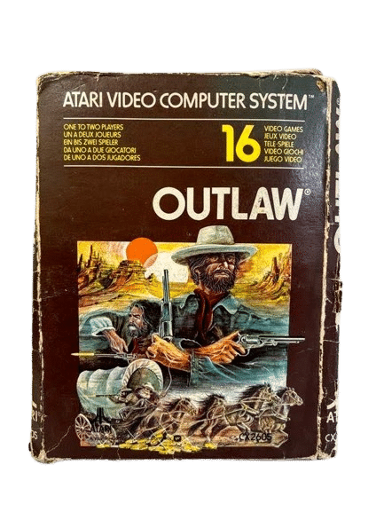 OUTLAW (ATARI 2600) Original BOX ONLY
