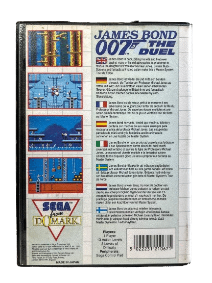 James Bond 007: The Duel (Sega Master System) - Image 2