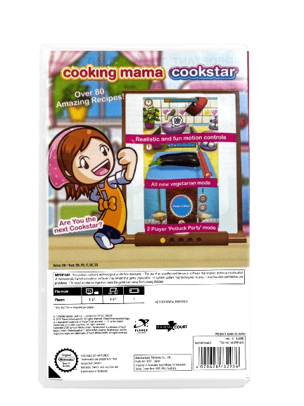 Cooking Mama: Cookstar (Nintendo Switch) NEW Appleby Games
