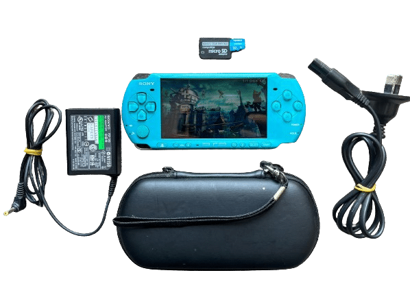 SONY PSP Slim Limited Edition AQUA Bundle - Image 2