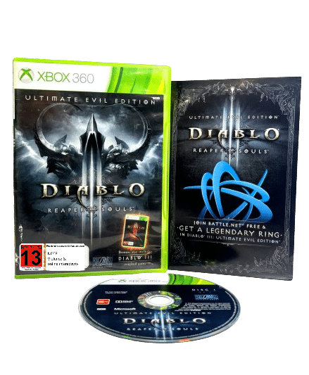 Diablo III: Reaper of Souls Ultimate Evil Edition (XBox 360) *EXCELLENT & COMPLETE*