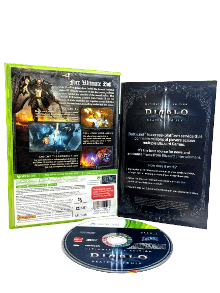 Diablo III: Reaper of Souls Ultimate Evil Edition (XBox 360) *EXCELLENT & COMPLETE* - Image 2