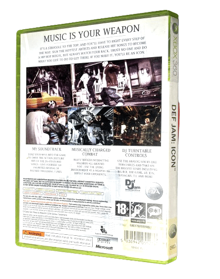 DEF JAM: ICON (XBox 360) *RARE* - Image 2
