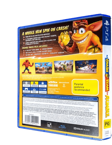 Team Rumble Crash Bandicoot Ps Store Crash Team Rumble (PS4) NEW
