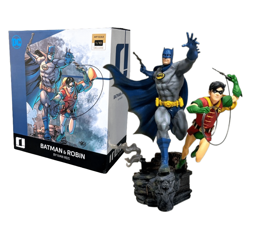Iron Studios Statue: Batman & Robin Art-Scale Statue 1/10 Scale BOX